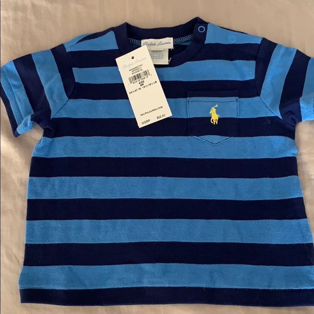 Ralph Lauren Striped Tee 6months